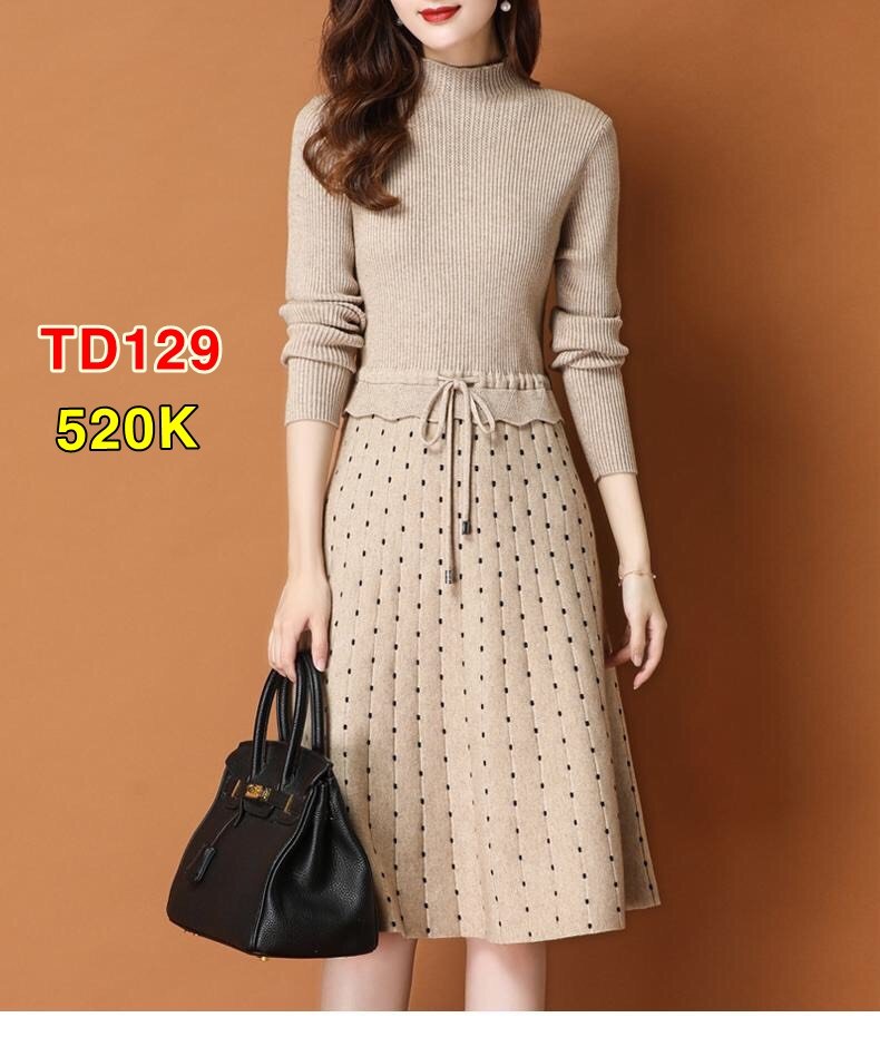 Đầm Suông Len Bi - TD129